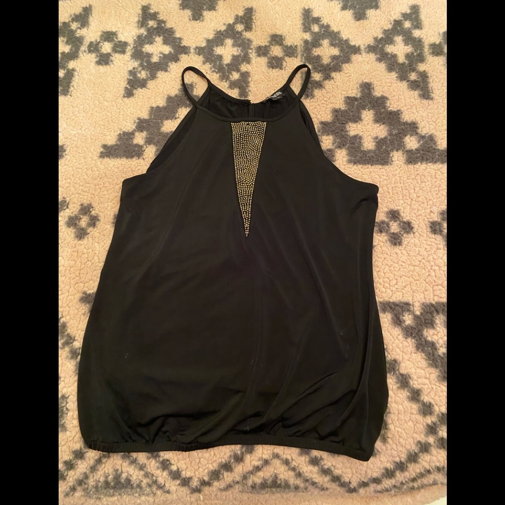 Black nice rope with gold design